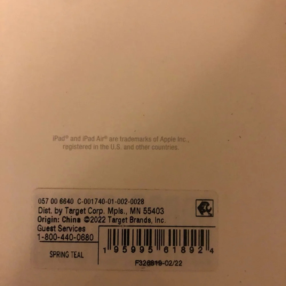 NIB iPad & iPad Air Heyday Folio Case Teal